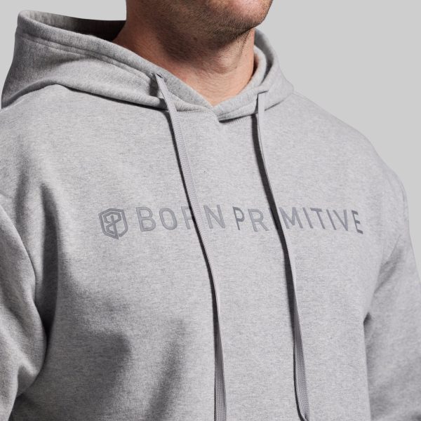 BP Classic Men's Unmatched Hoodie (Heather Grey)