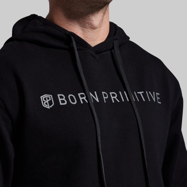 BP Classic Men's Unmatched Hoodie (Black)