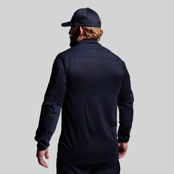 Long Sleeve Op Top (Police Blue)