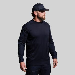Long Sleeve Op Top (Police Blue)