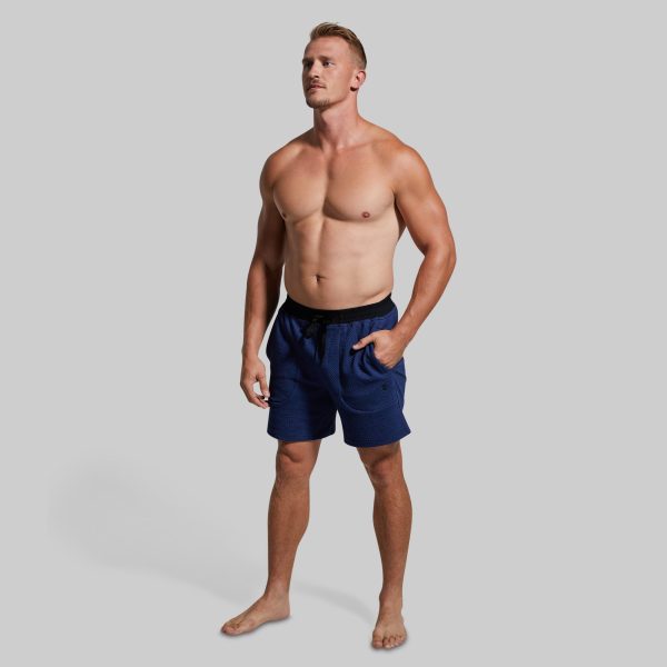 Men's Cloud Short (Heather Midnight Blue)