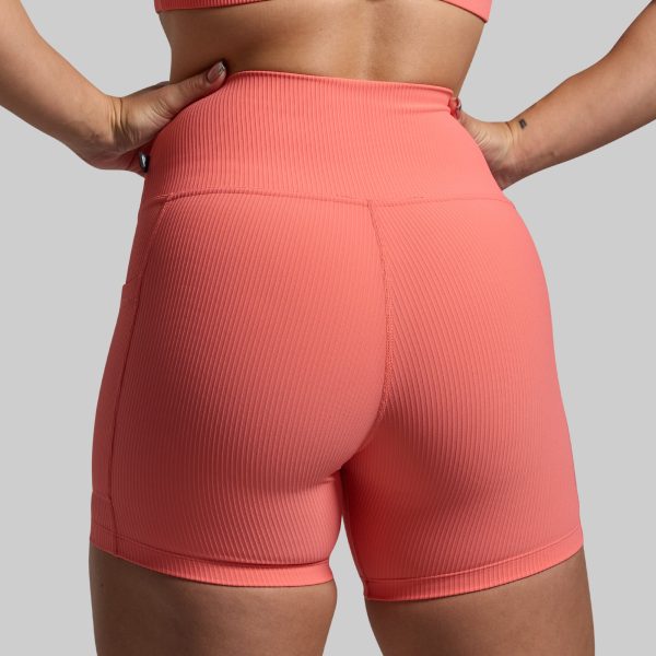 All or Nothing Short (Hot Peach)