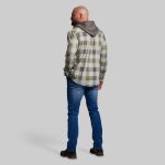 Hooded Woodsman Stretchy Flannel (Creekside)