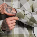 Hooded Woodsman Stretchy Flannel (Creekside)