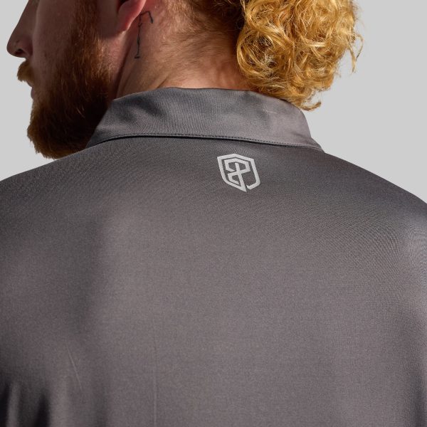 Athleisure Polo (Gunmetal)