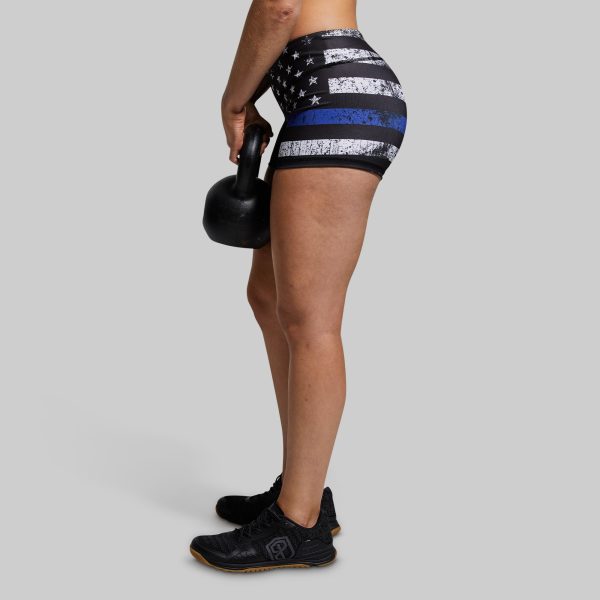 Double Take Original Booty Short (Thin Blue Line)