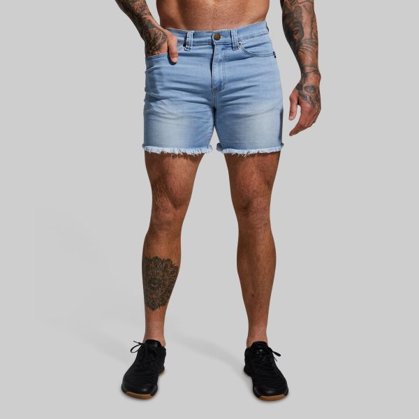 FLEX Stretchy Jort 6 (Light Wash)