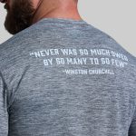 BDF Churchill Athleisure Tee (Heather Grey)