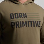 BP Flag Men's Unmatched Hoodie (OD Green)