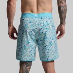 Island Short 8 (Blue Waves)