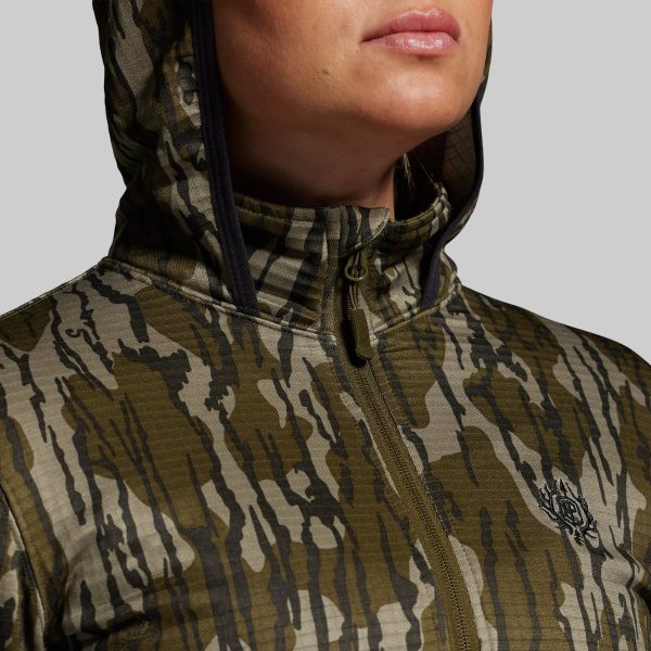 Women's Quiver Half Zip Hoodie 2.0 (Mossy Oak® Original Bottomland® 2025)