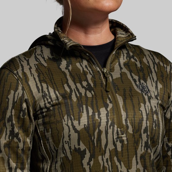 Women's Quiver Half Zip Hoodie 2.0 (Mossy Oak® Original Bottomland® 2025)