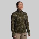 Women's Quiver Half Zip Hoodie 2.0 (Mossy Oak® Original Bottomland® 2025)