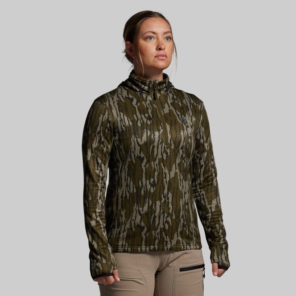 Women's Quiver Half Zip Hoodie 2.0 (Mossy Oak® Original Bottomland® 2025)
