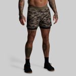 Versatile Short w/ Compression 5 (Mountain Camo)