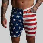 FLEX Stretchy Jort 7 (American Flag)