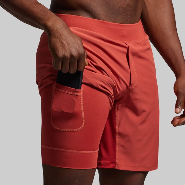 Versatile Short w/ Compression 9 (Brick)