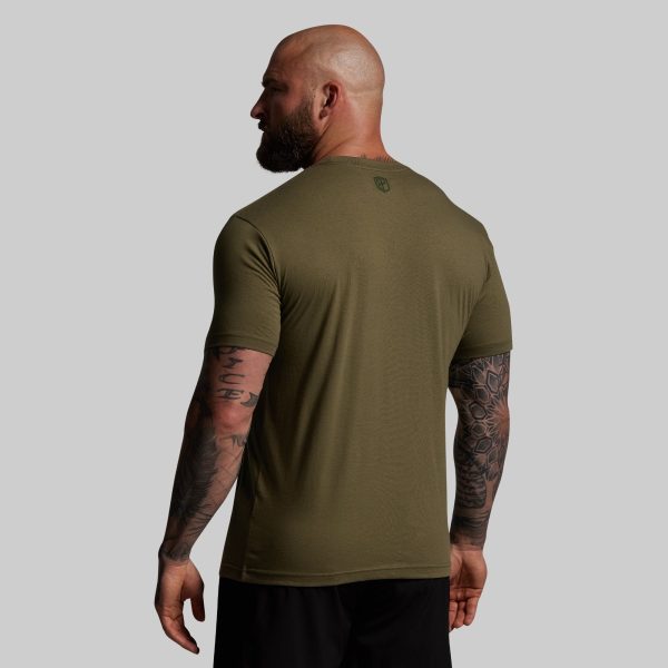 No Excuses Tee (Tactical Green)