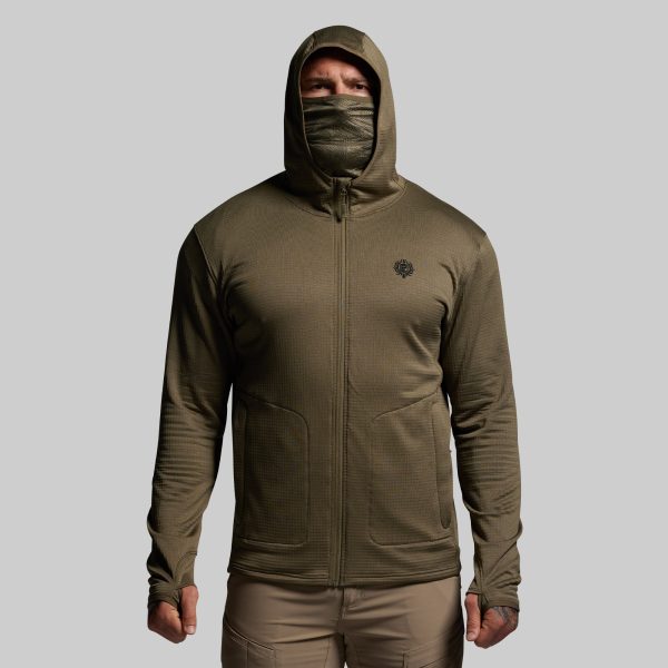 Quiver Full Zip Hoodie 2.0 (OD Green)