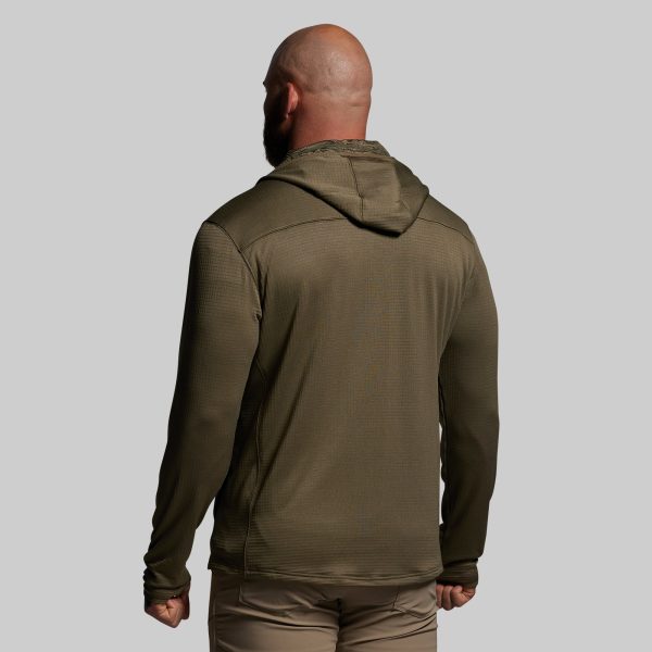 Quiver Full Zip Hoodie 2.0 (OD Green)
