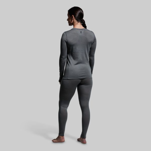 Women's Ridgeline Base Layer Top (Wolf Grey)