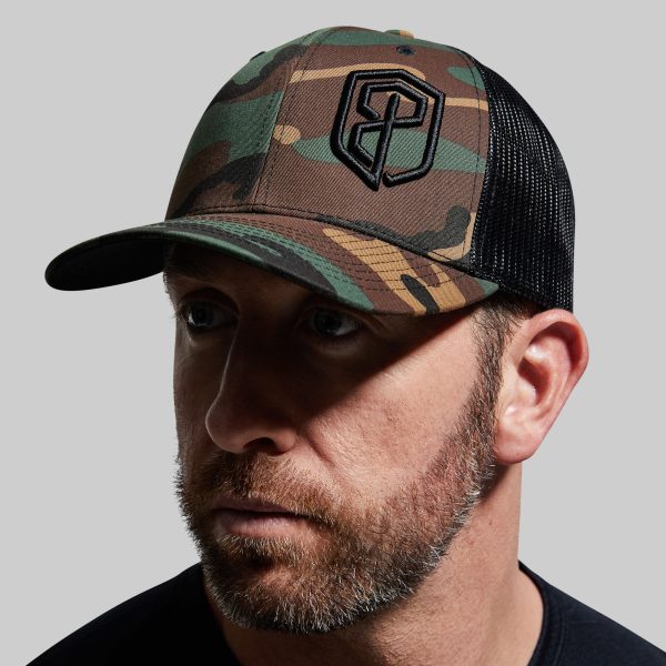 Born Primitive Trucker Hat (Camouflage)