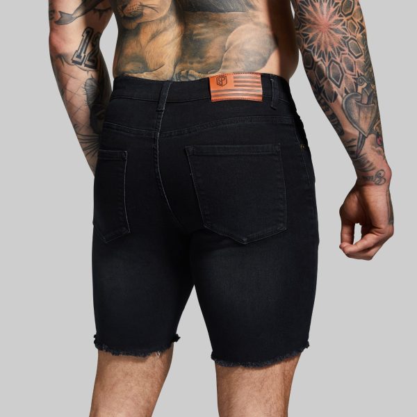 FLEX Stretchy Jort 7 (Black)