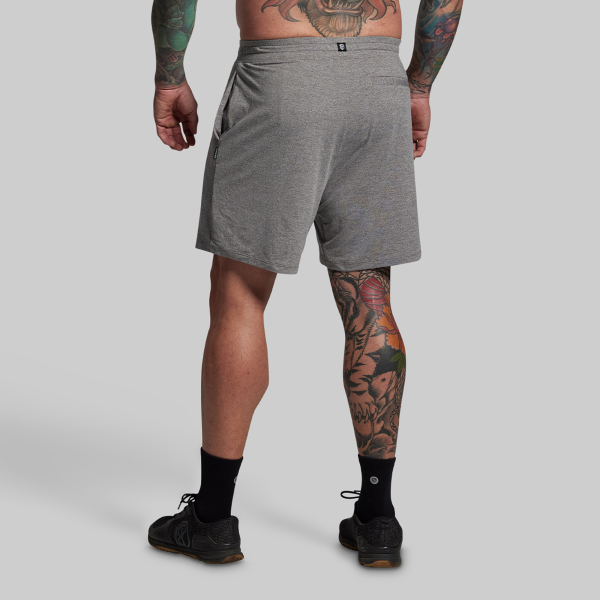 BP Premium Basic All-In-One Short (Heather Grey)