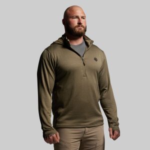 Quiver Half Zip Hoodie 2.0 (OD Green)