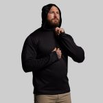 Quiver Half Zip Hoodie 2.0 (Black)