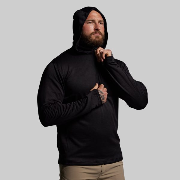 Quiver Half Zip Hoodie 2.0 (Black)