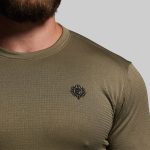 Quiver Grid Fleece Thermal Top (OD Green)