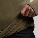 Quiver Grid Fleece Thermal Top (OD Green)