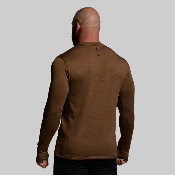 Quiver Grid Fleece Thermal Top (Coyote Brown)