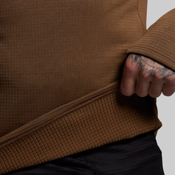 Quiver Grid Fleece Thermal Top (Coyote Brown)