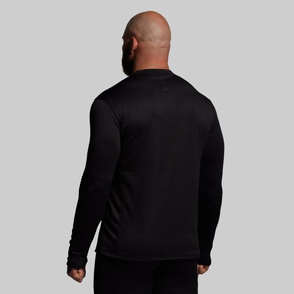 Quiver Grid Fleece Thermal Top (Black)