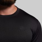 Quiver Grid Fleece Thermal Top (Black)