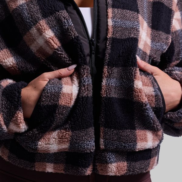 Women's Cropped Fleece Jacket (Kettle)