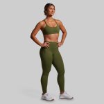 Synergy Full Length Legging w/ Pockets 2.0 (Olive)