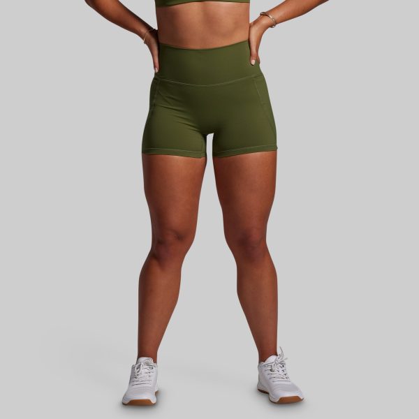Synergy Short w/ Pockets 2.0 (Olive)