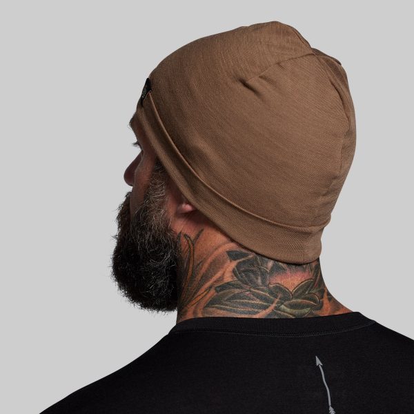 Ridgeline Merino Beanie 165 (Coyote Brown)