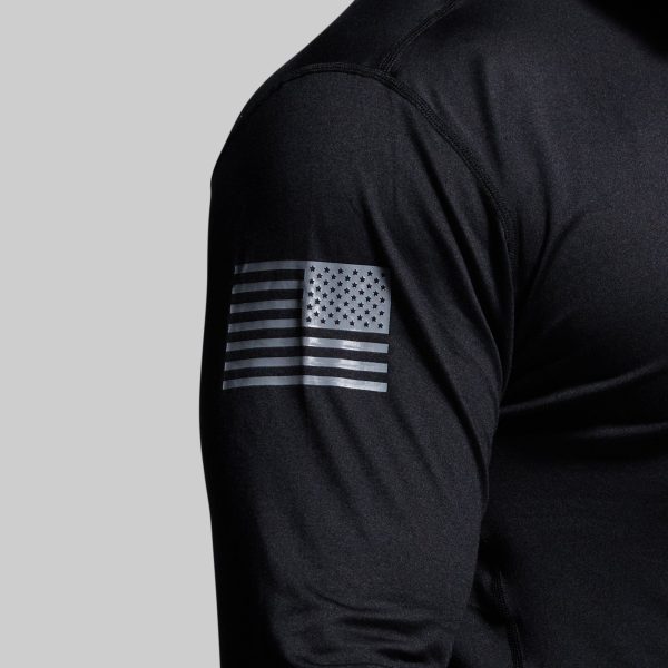 Long Sleeve Range Shirt Flag (Black)