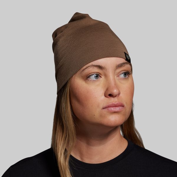 Ridgeline Merino Beanie 165 (Coyote Brown)