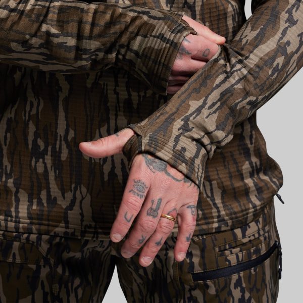Quiver Grid Fleece Thermal Top (Mossy Oak® Original Bottomland®)