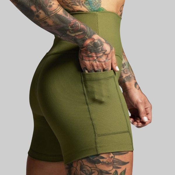 All or Nothing Short (Army Green)