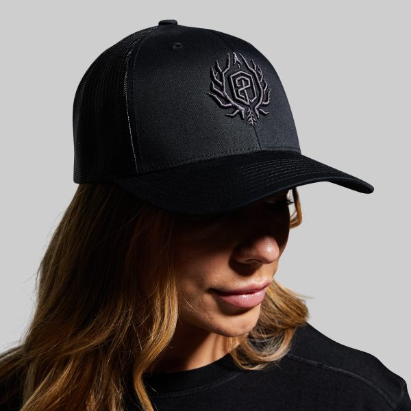 Outdoor Trucker Hat (Black)