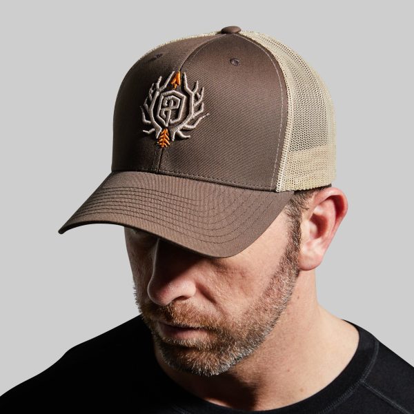 Outdoor Trucker Hat (Brown with Tan Mesh)