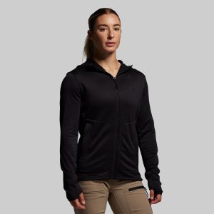 Women's Quiver Full Zip Hoodie 2.0 (Black)