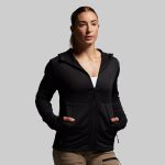 Women's Quiver Full Zip Hoodie 2.0 (Black)