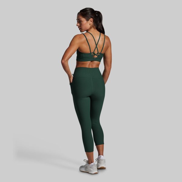 All or Nothing Capri w/ Pockets (Grove)